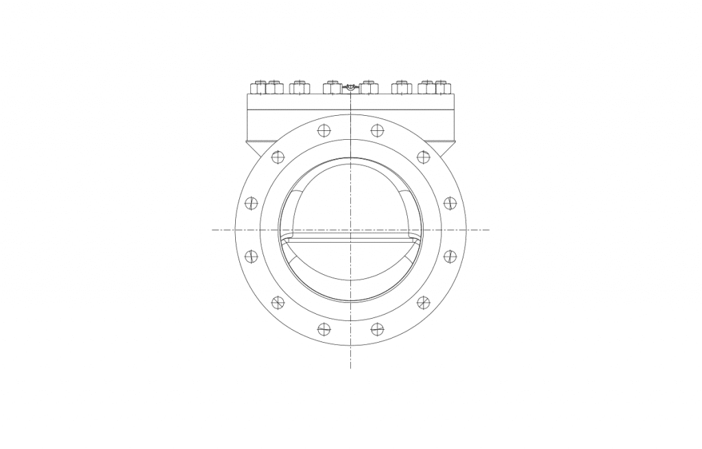 Kompakt Dövme Valfler - E304 Teknik Çizim - Vastaş