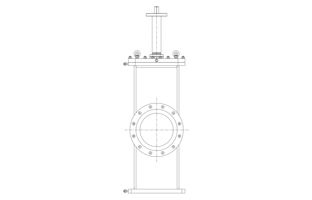 Gate Vafler - E50B Teknik Çizim - Vastaş