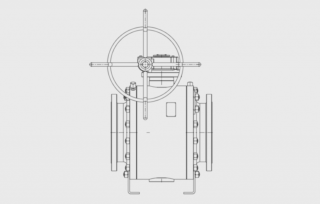 Ball Valves - E60T Technical Drawing - Vastas